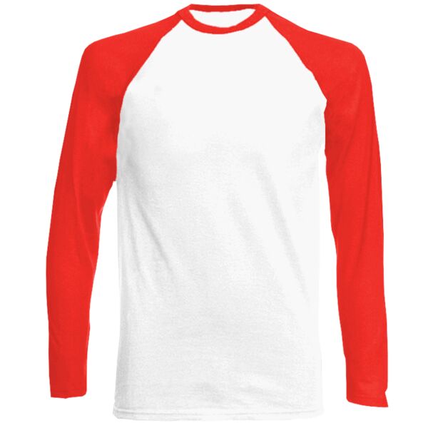 Men's Valueweight Long Sleeve Baseball T-Shirt Vignette