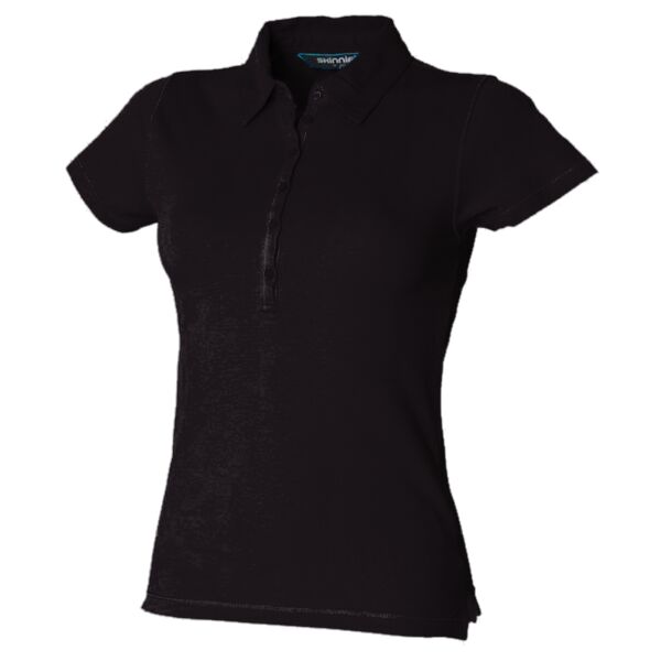 Women's short sleeve stretch polo Vignette