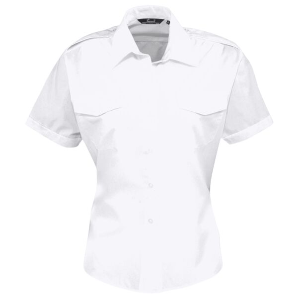 Women's short sleeve pilot blouse Vignette