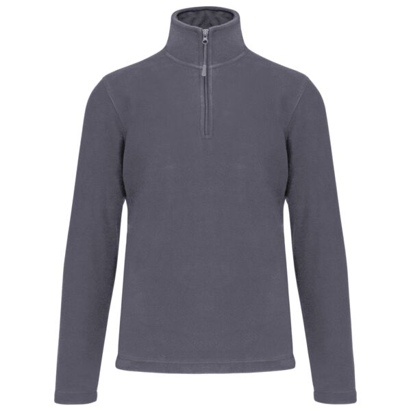 Enzo zip neck microfleece jacket Vignette