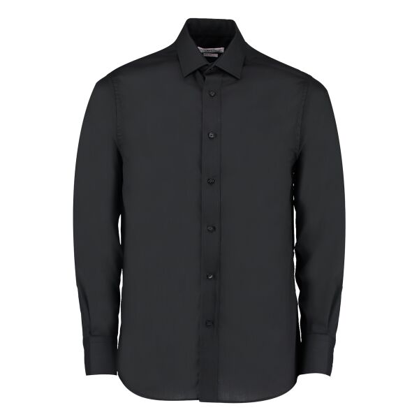 Tailored business shirt long-sleeved (tailored fit) Vignette