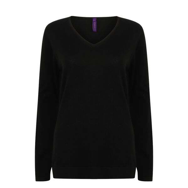 Women's 12 gauge v-neck jumper Vignette