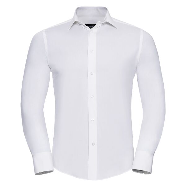 Long sleeve easycare fitted shirt Vignette