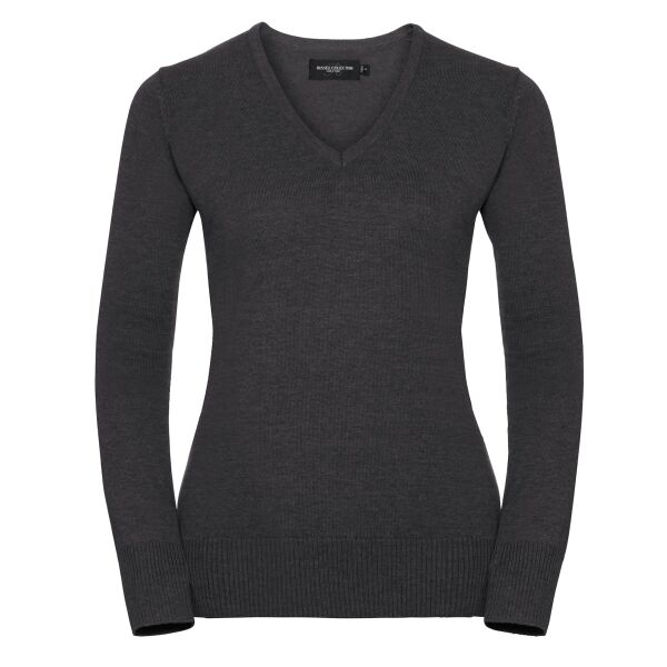 Women's v-neck knitted sweater Vignette