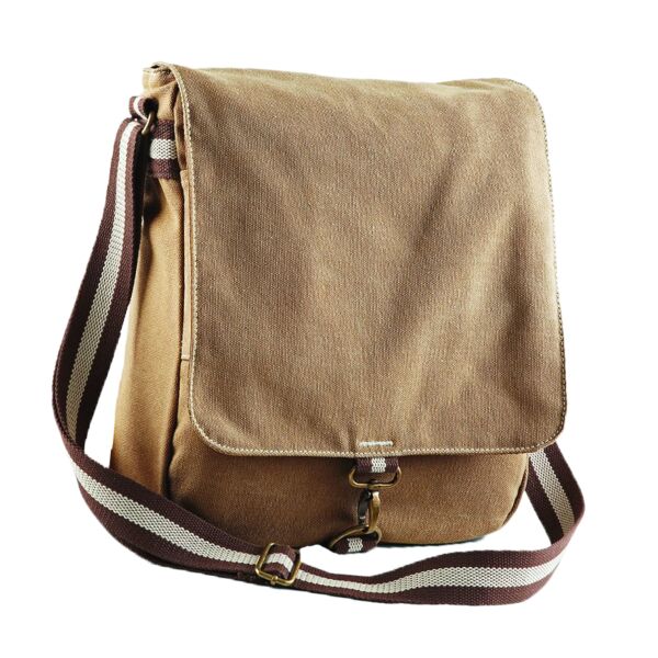 Vintage canvas messenger Vignette