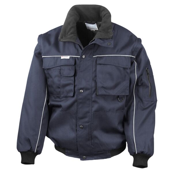 Work-Guard zip sleeve heavy-duty pilot jacket Vignette