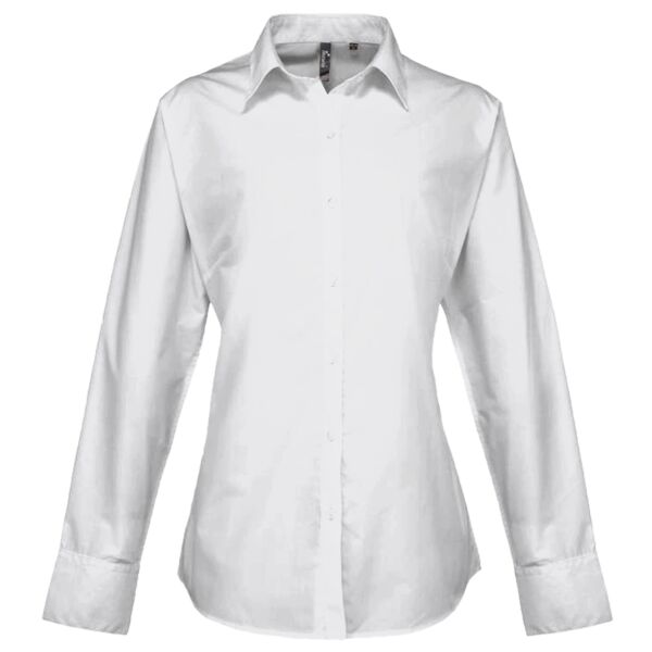 Women's supreme poplin long sleeve shirt Vignette