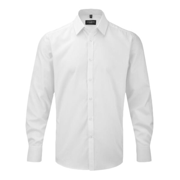 Long sleeve herringbone shirt Vignette