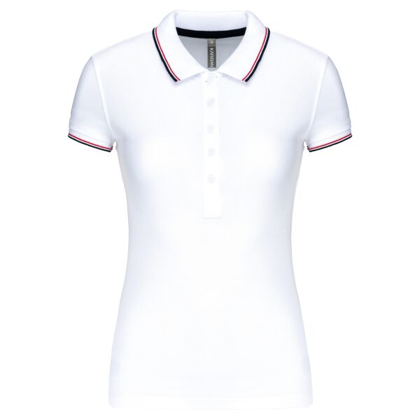 Women's short sleeve polo shirt Vignette
