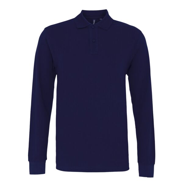 Men's classic fit long sleeved polo Vignette