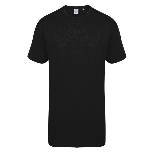 Longline t-shirt with dipped hem Vignette
