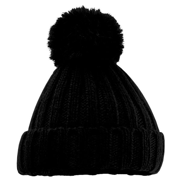 Verbier fur pop pom chunky beanie Vignette