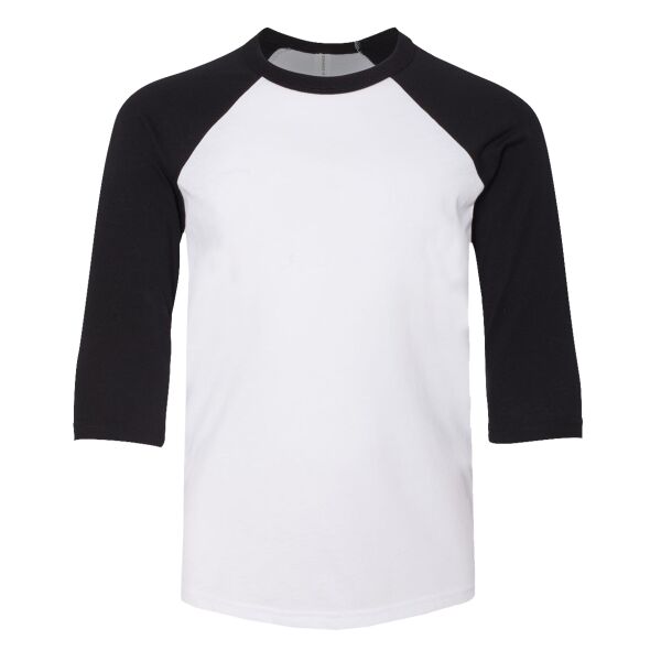 Youth ¾ sleeve baseball tee Vignette