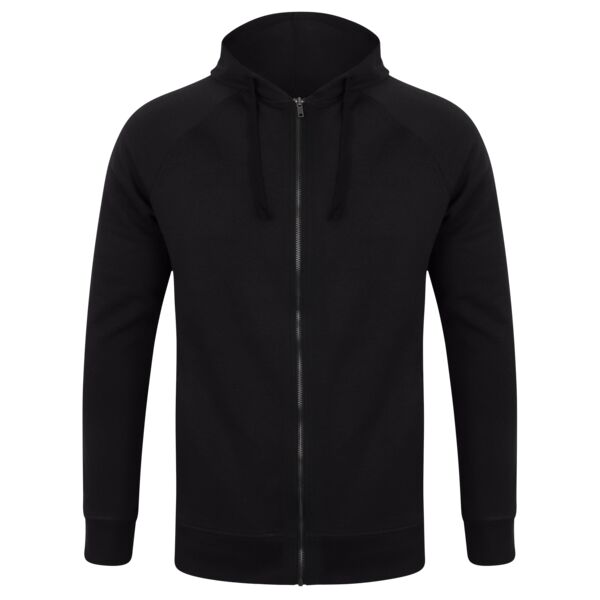 Unisex slim-fit zip-through hoodie Vignette