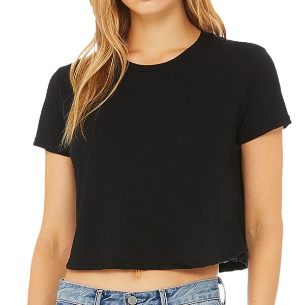 Women's flowy cropped tee Vignette