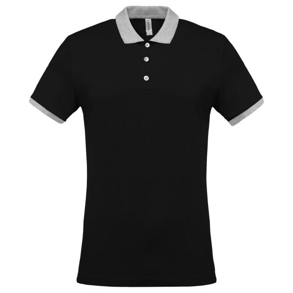 Two-tone piqué polo shirt Vignette