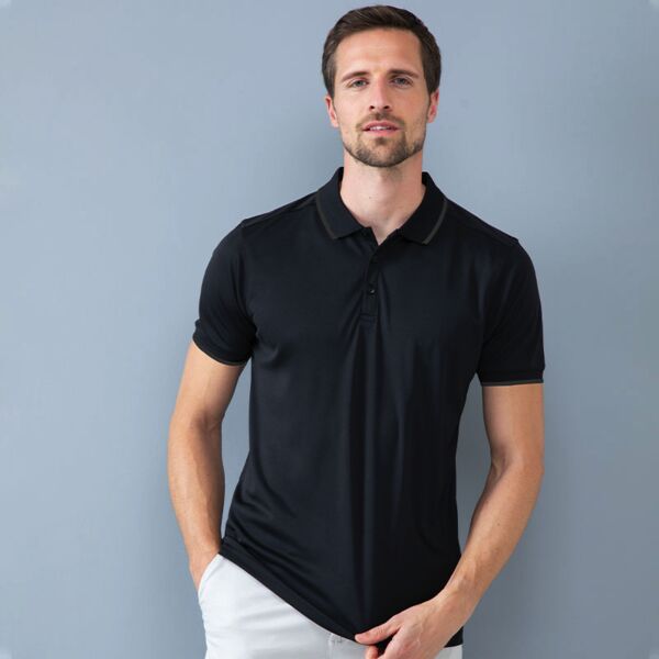 HiCool® tipped polo shirt Vignette