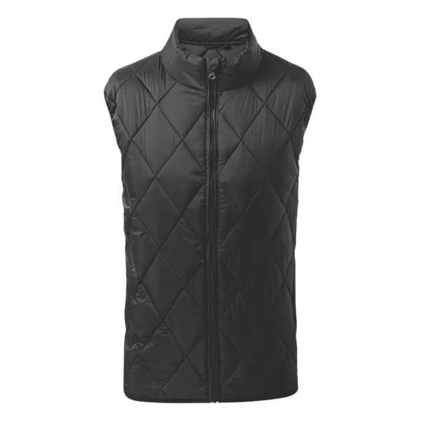Diamond pane padded gilet Vignette