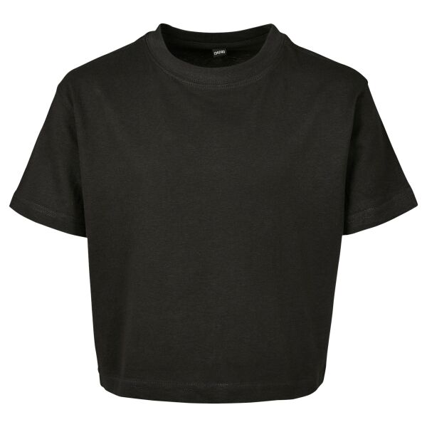 Girls cropped Jersey tee Vignette