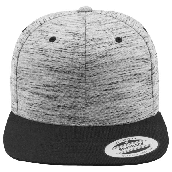 Stripes melange crown snapback (6089SC) Vignette