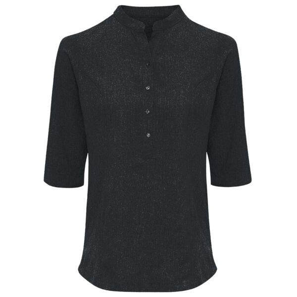 Verbena 'linen look' button-up beauty tunic Vignette