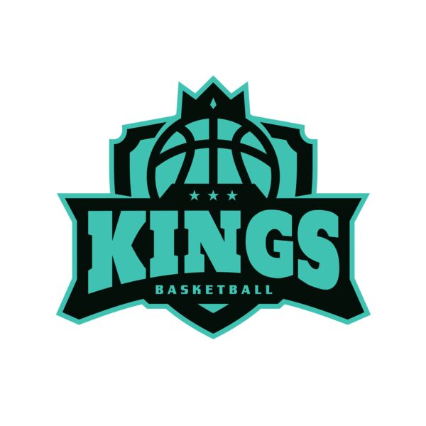 Kings Basketball Logo Template Vignette