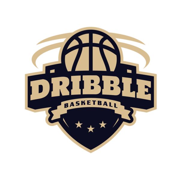 Dribble basketball logo 02 Vignette