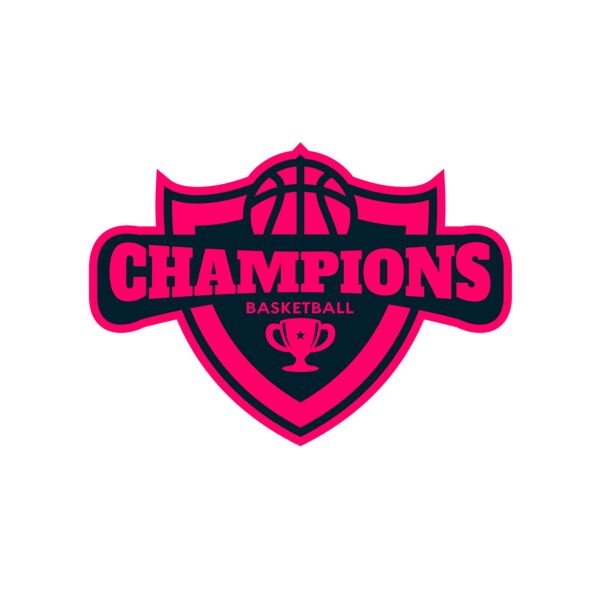 Champions Basketball League logo template Vignette
