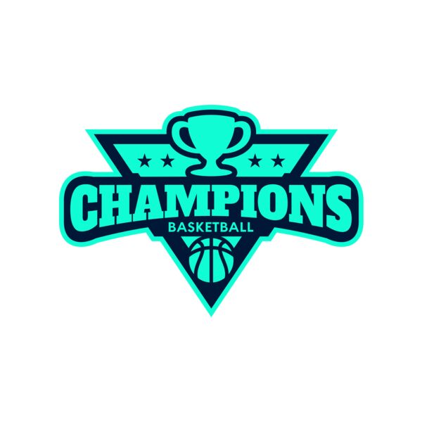Champions Basketball League logo template 02 Vignette