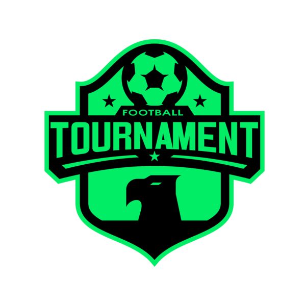 Tournament Football logo template 02 Vignette