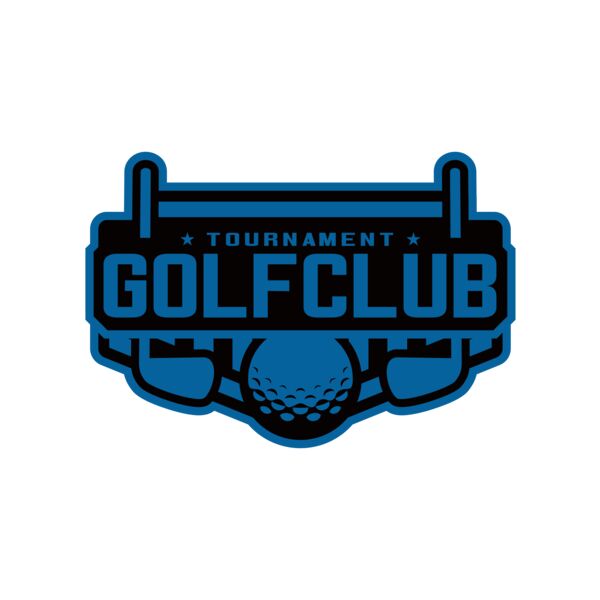 Golf club Tournament logo template Vignette