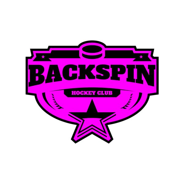 Backspin Hockey Club logo template Vignette