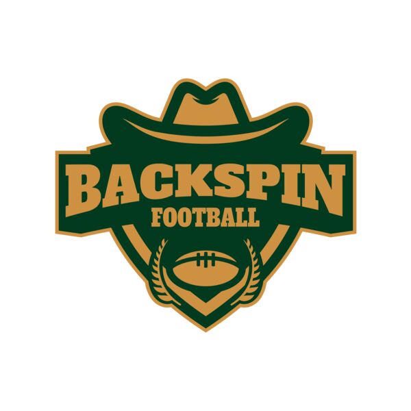 Backspin Football logo template Vignette
