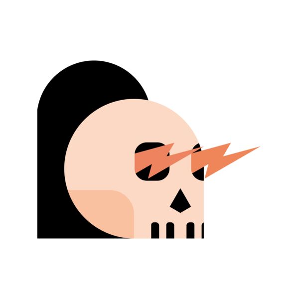 Elements Skulls logo template 22 Vignette