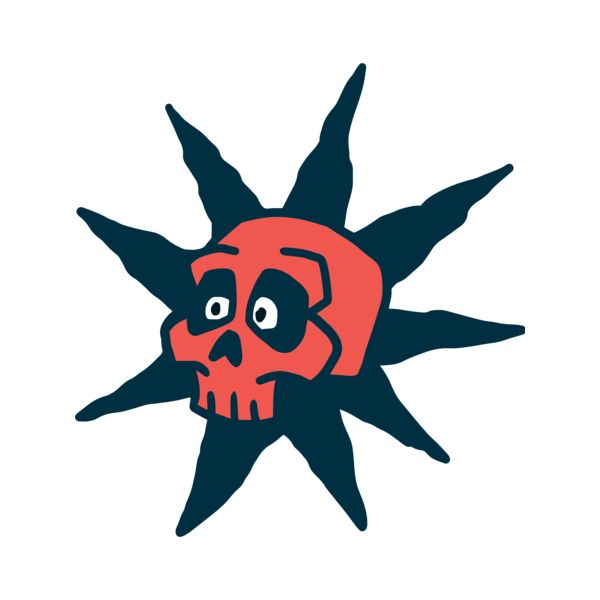 Elements Skulls logo template 52 Vignette