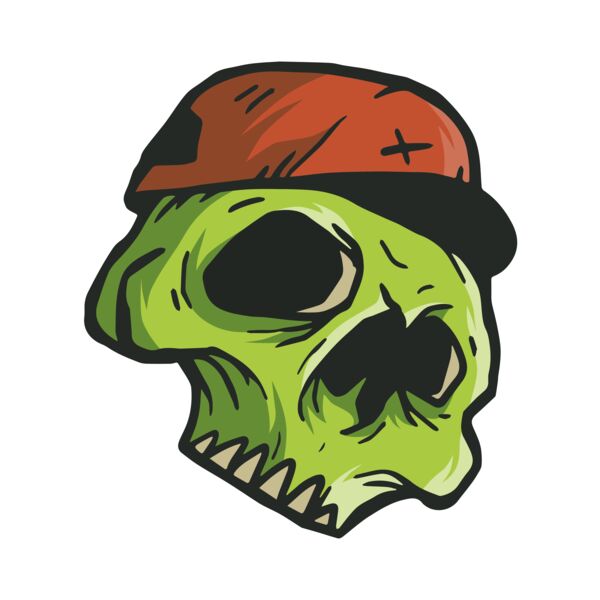 Elements Skulls logo template 80 Vignette