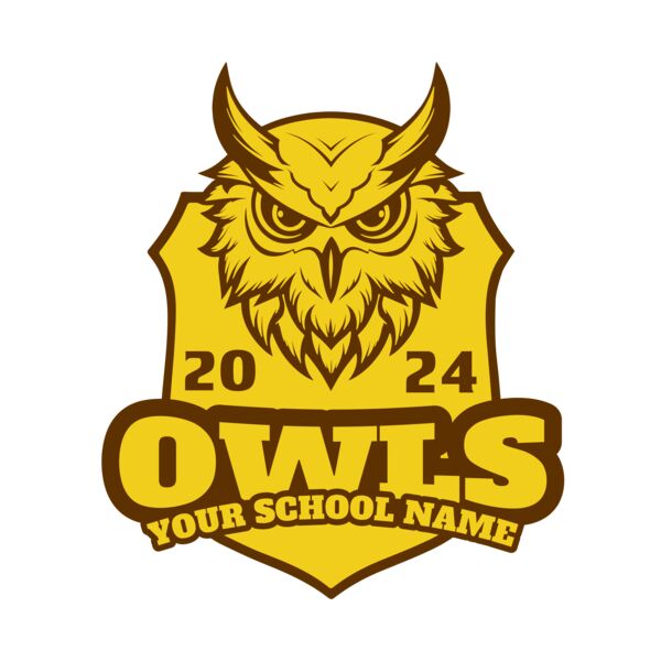 School Owls 03 Vignette