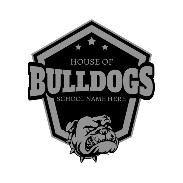 School Bulldog 05 Vignette