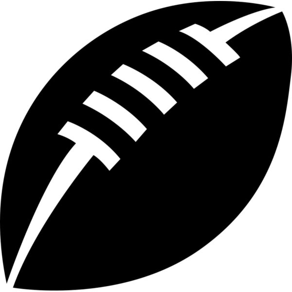 American Football   Clipart 3 Vignette