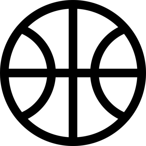 Basketball   Clipart 20 Vignette