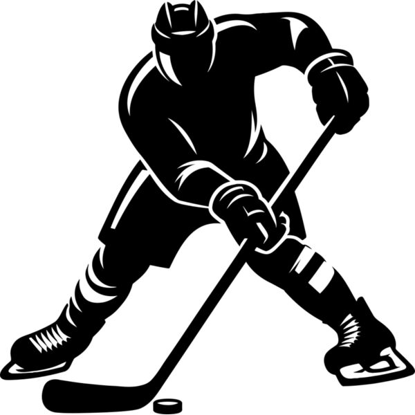 Hockey   Clipart 15 Vignette