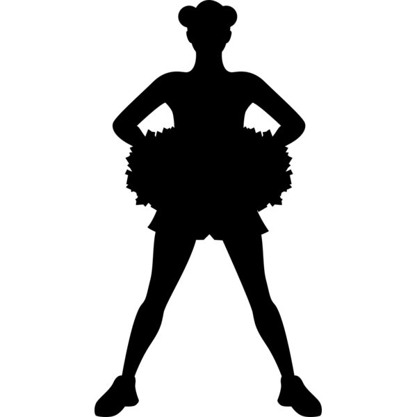 Cheerleading   Clipart 17 Vignette