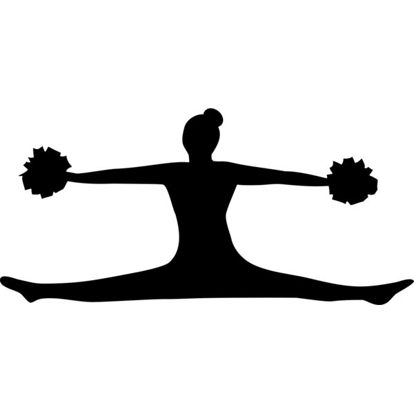 Cheerleading   Clipart 23 Vignette