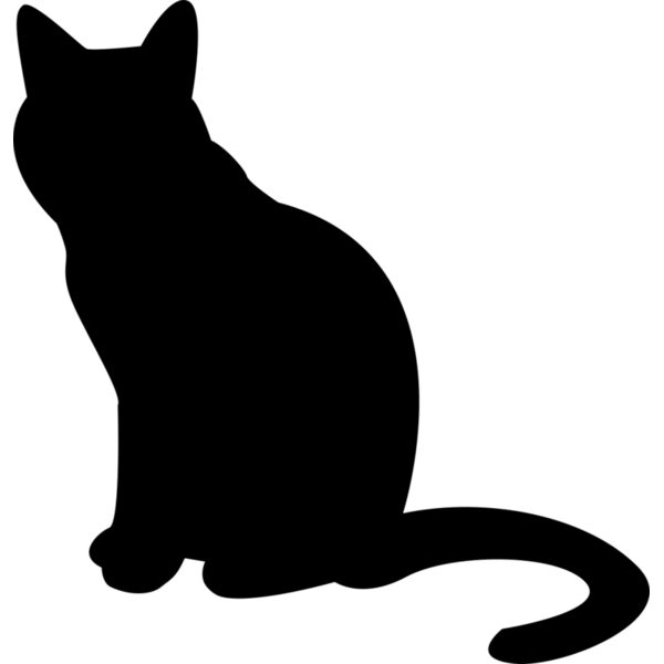 Cat   Clipart 1 Vignette