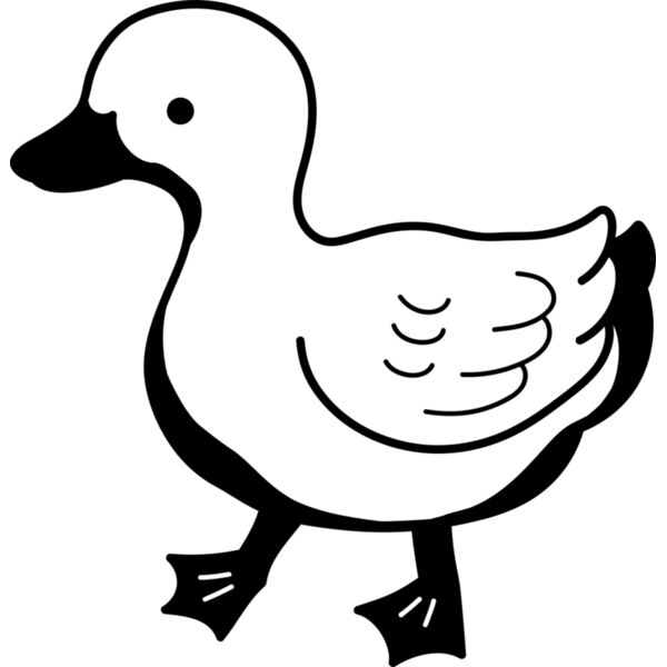 Duck   Clipart 2 Vignette
