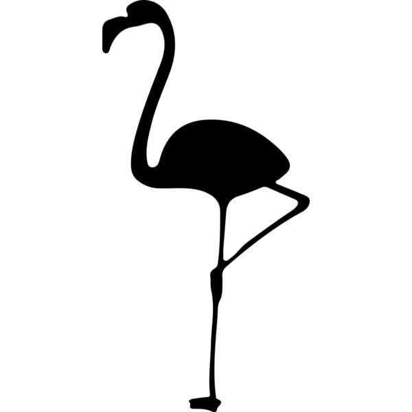 Flamingo   Clipart 2 Vignette