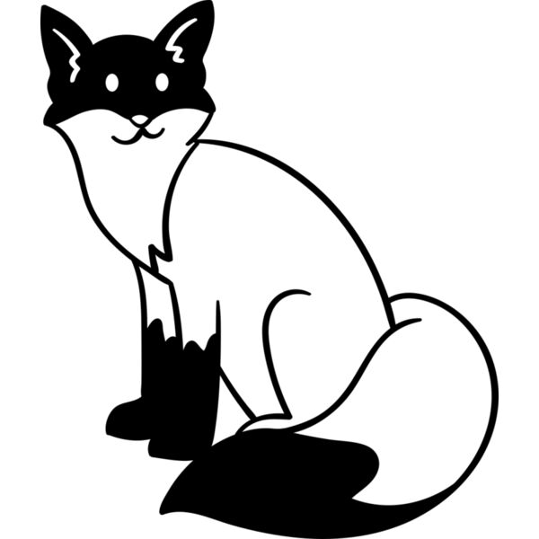Fox   Clipart 1 Vignette
