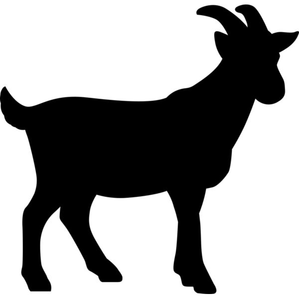 Goat   Clipart 1 Vignette
