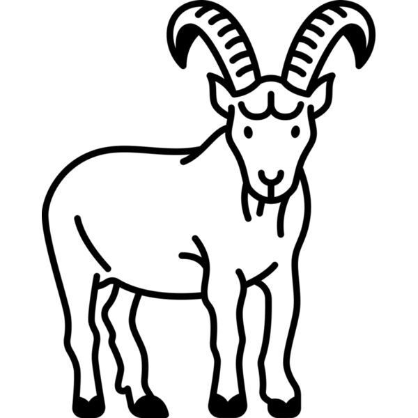 Goat   Clipart 3 Vignette