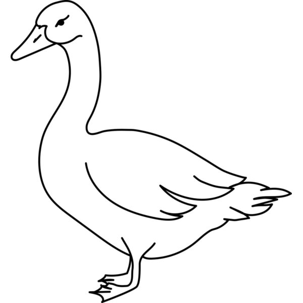 Goose   Clipart 3 Vignette